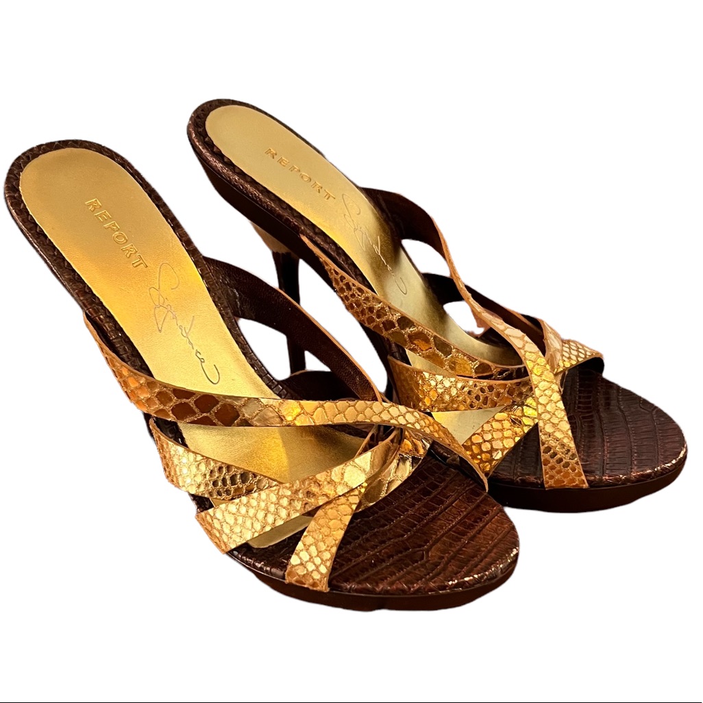 Report Signature Brand Stiletto Heeled Sandals